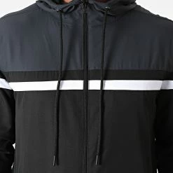 Grosses soldes 💯 Ensemble De Survêtement Tricolore A Bandes 1179 Noir Gris Anthracite de LBO 🔔 -France LBO Soldes Boutique lbo 256829 FAB SHALBO 1179 20210618T151137 03