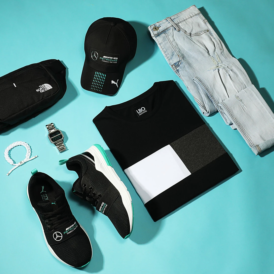 Coupon 🥰 Tee 👕 Shirt Empiècement Bicolore 1647 Noir de LBO ✨ 5 Coupon 🥰 Tee 👕 Shirt Empiècement Bicolore 1647 Noir de LBO ✨ – Image 3