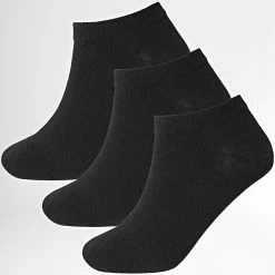 Meilleure affaire 🌟 Lot De 3 Paires De Chaussettes Courtes 0015 Noir de LBO 😉