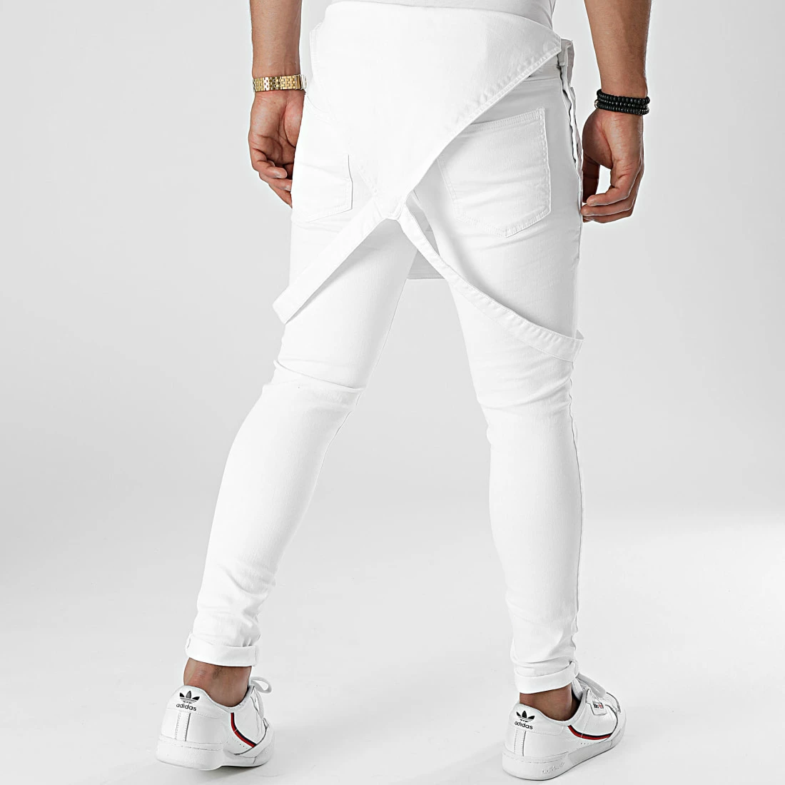 Top 10 🎁 Salopette En Jean Slim 1712 Blanc Denim de LBO ✨ 6 Top 10 🎁 Salopette En Jean Slim 1712 Blanc Denim de LBO ✨ – Image 4