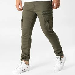 Meilleur prix 🎁 Pantalon Cargo 1578 Vert Kaki de LBO 🎉
