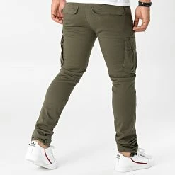 Meilleur prix 🎁 Pantalon Cargo 1578 Vert Kaki de LBO 🎉 -France LBO Soldes Boutique lbo 262179 FAB SHALBO 1578 20210726T083833 04