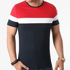 Tout neuf 👍 Tee 👕 Shirt Tricolore 679 Bleu Marine Rouge Blanc de LBO 😉
