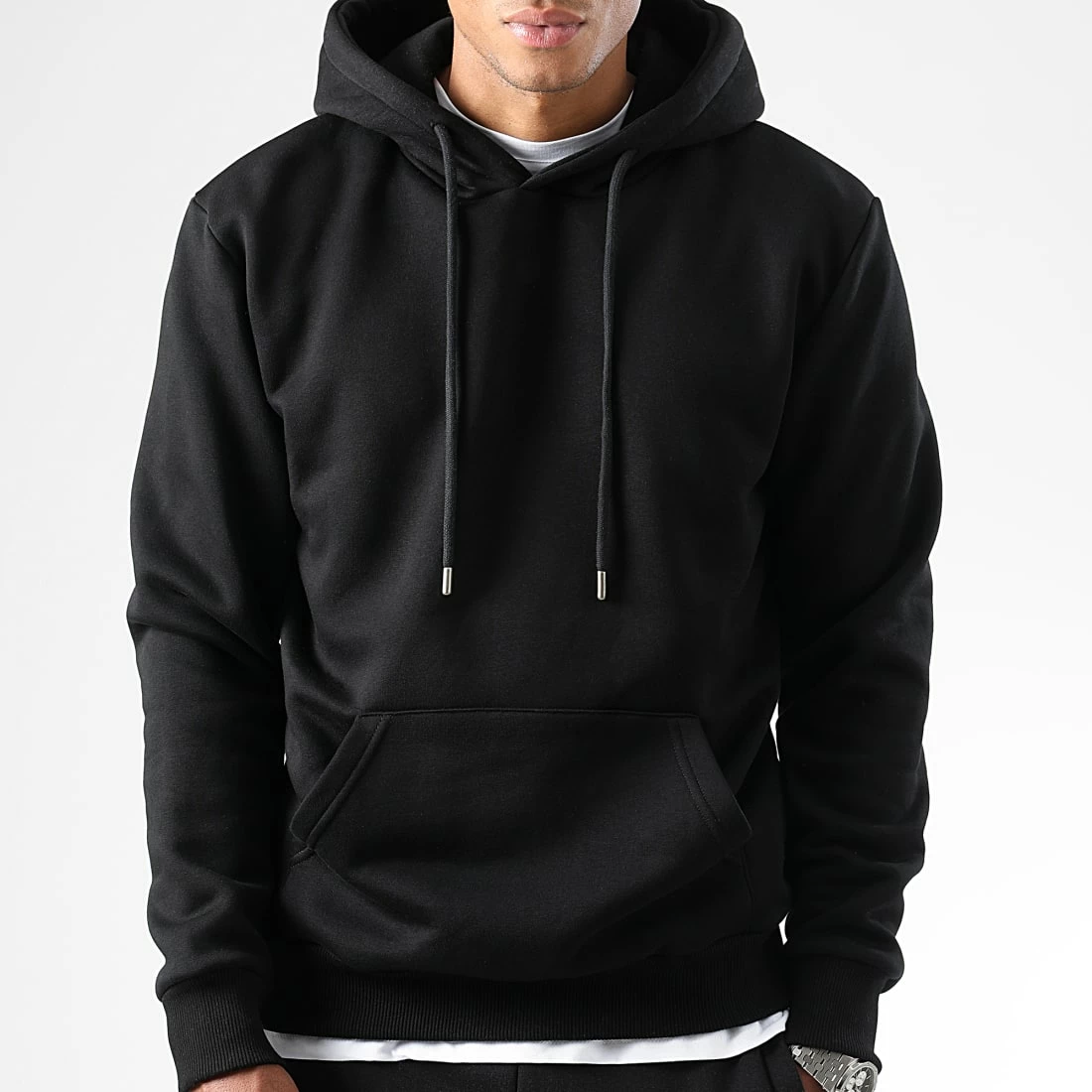 Le moins cher 🤩 Lot de 2 Sweats Capuche 1768 Beige Noir de LBO 😉 6 Le moins cher 🤩 Lot de 2 Sweats Capuche 1768 Beige Noir de LBO 😉 – Image 4