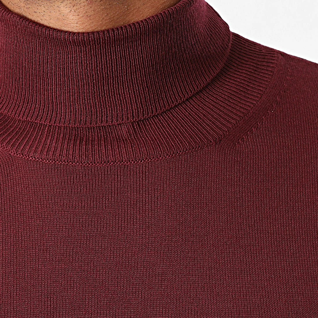 Remise 🥰 Pull Col Roulé Slim Fit JUM-87 Bordeaux de LBO ⌛ 4 Remise 🥰 Pull Col Roulé Slim Fit JUM-87 Bordeaux de LBO ⌛ – Image 2