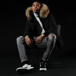 Meilleur prix 🌟 Parka Tech Premium Avec Fourrure Beige 0022 Noir de LBO ❤️ -France LBO Soldes Boutique lbo 266916 FAB LBO 1070510 0022 20211129T144206 06