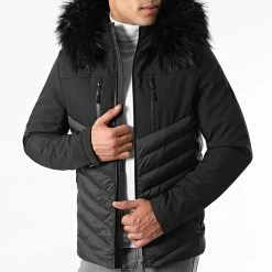 Le moins cher 🤩 Doudoune Capuche Tech Fitted Avec Fourrure Noir 0029 Noir de LBO 🔥 -France LBO Soldes Boutique lbo 269131 FAB LBO 1070510 0029 20211008T135641 03