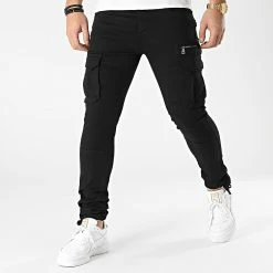 De gros ❤️ Pantalon Cargo 1747 Noir de LBO 🎉