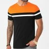 Grosses soldes 🔥 Tee 👚 Shirt Tricolore 1633 Noir Orange de LBO 🎁 -France LBO Soldes Boutique lbo 270334 FAB SHALBO 1633 20210715T150739 01