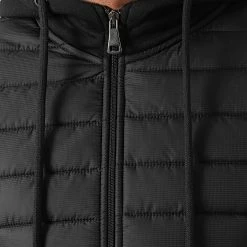 Coupon 👍 Veste Zippée Capuche Bimatière 1378 Noir de LBO ✔️ -France LBO Soldes Boutique lbo 275386 FAB SHALBO 1378 20211015T121111 02
