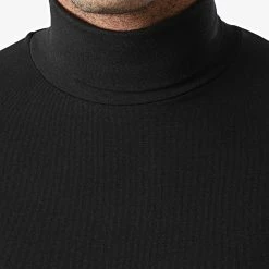 Vente flash 😍 Lot De 3 Tee 👚 Shirts Col Roulé Manches Longues Unis 1991 Noir Bleu Marine Blanc de LBO ✨ -France LBO Soldes Boutique lbo 275388 FAB SHALBO 1991 20210903T143042 04