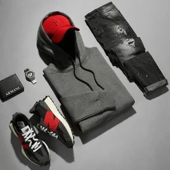 Coupon ✨ Sweat Capuche Uni 91 Gris Anthracite Chiné de LBO ❤️ -France LBO Soldes Boutique lbo 275393 FAB LBO 1070546 0091 20211208T151734 03