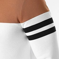 Sortie 👏 Sweat Capuche Tricolore 1898 Blanc Camel Noir de LBO ✨ -France LBO Soldes Boutique lbo 277030 FAB SHALBO 1898 20210910T141915 02