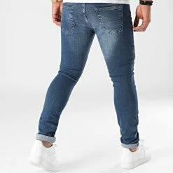 De gros 👍 Jean Slim Fit Avec Déchirures 1865 Bleu Denim de LBO 🥰 -France LBO Soldes Boutique lbo 277036 FAB SHALBO 1865 20210910T153325 04