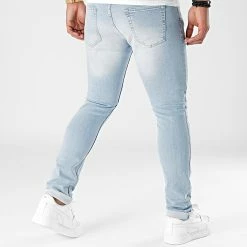 Meilleure vente 🌟 Jean Slim Fit Avec Déchirures 1869 Bleu Wash de LBO 🎉 11 Meilleure vente 🌟 Jean Slim Fit Avec Déchirures 1869 Bleu Wash de LBO 🎉 -France LBO Soldes Boutique lbo 277038 FAB SHALBO 1869 20210910T153406 04