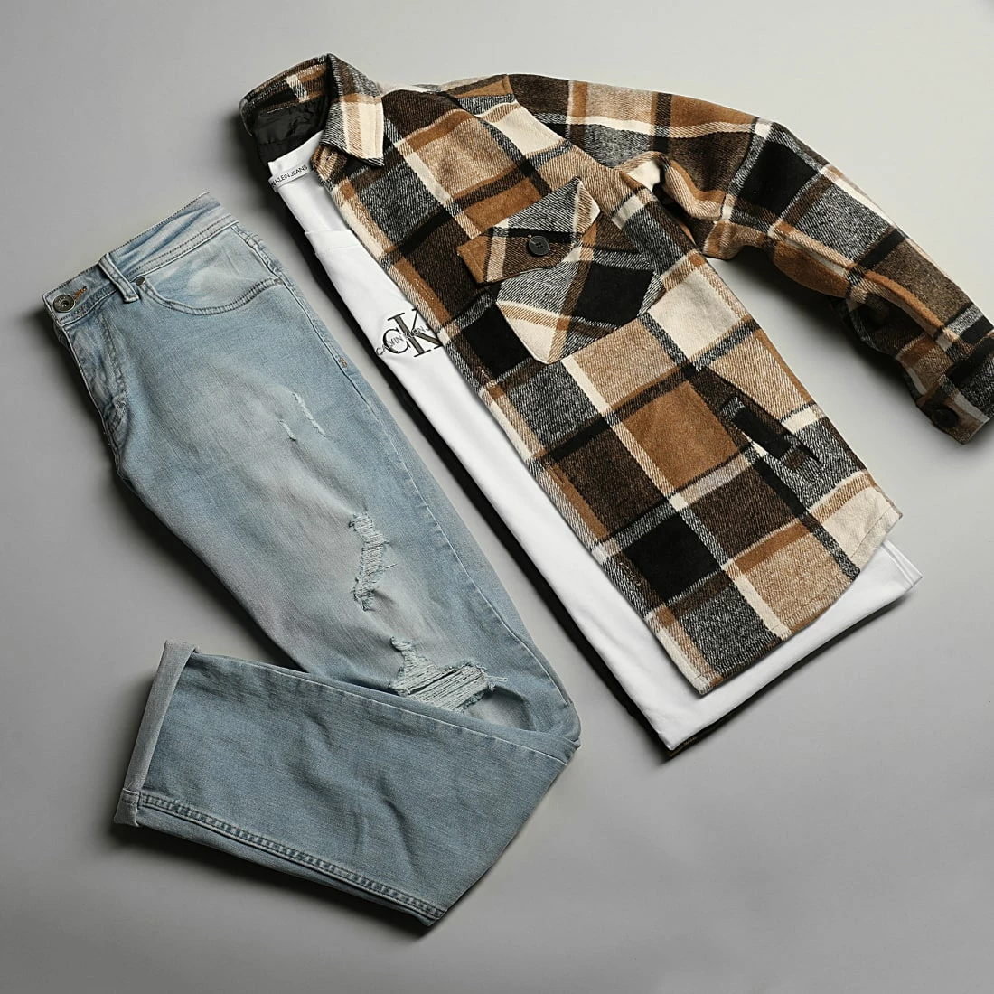 Meilleure vente 🌟 Jean Slim Fit Avec Déchirures 1869 Bleu Wash de LBO 🎉 7 Meilleure vente 🌟 Jean Slim Fit Avec Déchirures 1869 Bleu Wash de LBO 🎉 – Image 5