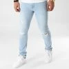 Tout neuf ❤️ Jean Slim Fit Avec Déchirures 1987 Denim Bleu Clair de LBO ✔️ -France LBO Soldes Boutique lbo 280247 FAB SHALBO 1987 20211001T154012 01