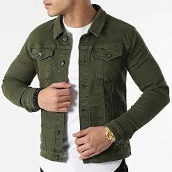 Nouveau 👏 Veste Jean Slim Fit 1539 Denim Khaki de LBO 🥰 8 Nouveau 👏 Veste Jean Slim Fit 1539 Denim Khaki de LBO 🥰 -France LBO Soldes Boutique lbo 283213 FAB SHALBO 1539 20220225T153042 03