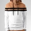 Les meilleures critiques de 👏 Sweat Capuche Tricolore 1723 Camel Noir Blanc de LBO 🤩 -France LBO Soldes Boutique lbo 283875 SHALBO 1723 20221003T153243 01
