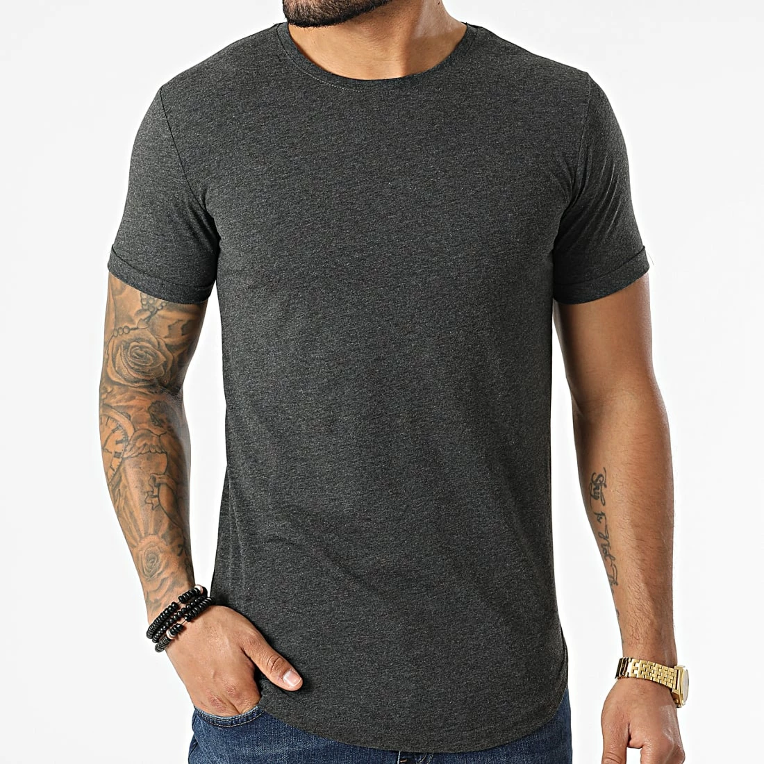 Acheter ✔️ Lot de 2 Tee 👚 Shirts Oversize 2082 Noir Et Anthracite de LBO 🤩 6 Acheter ✔️ Lot de 2 Tee 👚 Shirts Oversize 2082 Noir Et Anthracite de LBO 🤩 – Image 4