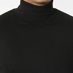 De gros 🎁 Lot De 2 Tee 👚 Shirts Col Roulé Manches Longues 2083 Noir Gris Anthracite Chiné de LBO 👏 -France LBO Soldes Boutique lbo 284915 FAB SHALBO 2083 20211108T142328 04