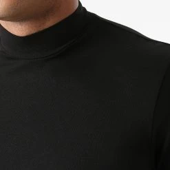 Remise 🌟 Lot De 2 Tee 👕 Shirts Col Cheminée Manches Longues Unis 2084 Noir Anthracite de LBO 😉 -France LBO Soldes Boutique lbo 284919 FAB SHALBO 2084 20211117T083346 03