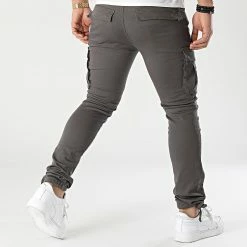 Promo 🧨 Pantalon Cargo 1845 Gris de LBO 🔥 -France LBO Soldes Boutique lbo 284930 FAB SHALBO 1845 20220131T074350 04