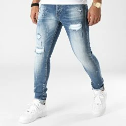 Bon marché 😍 Jean Skinny 0002 Denim Bleu Medium de LBO 🌟