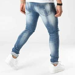 Bon marché 😍 Jean Skinny 0002 Denim Bleu Medium de LBO 🌟 -France LBO Soldes Boutique lbo 285698 FAB LBO 1070318 0002 20211105T151802 04