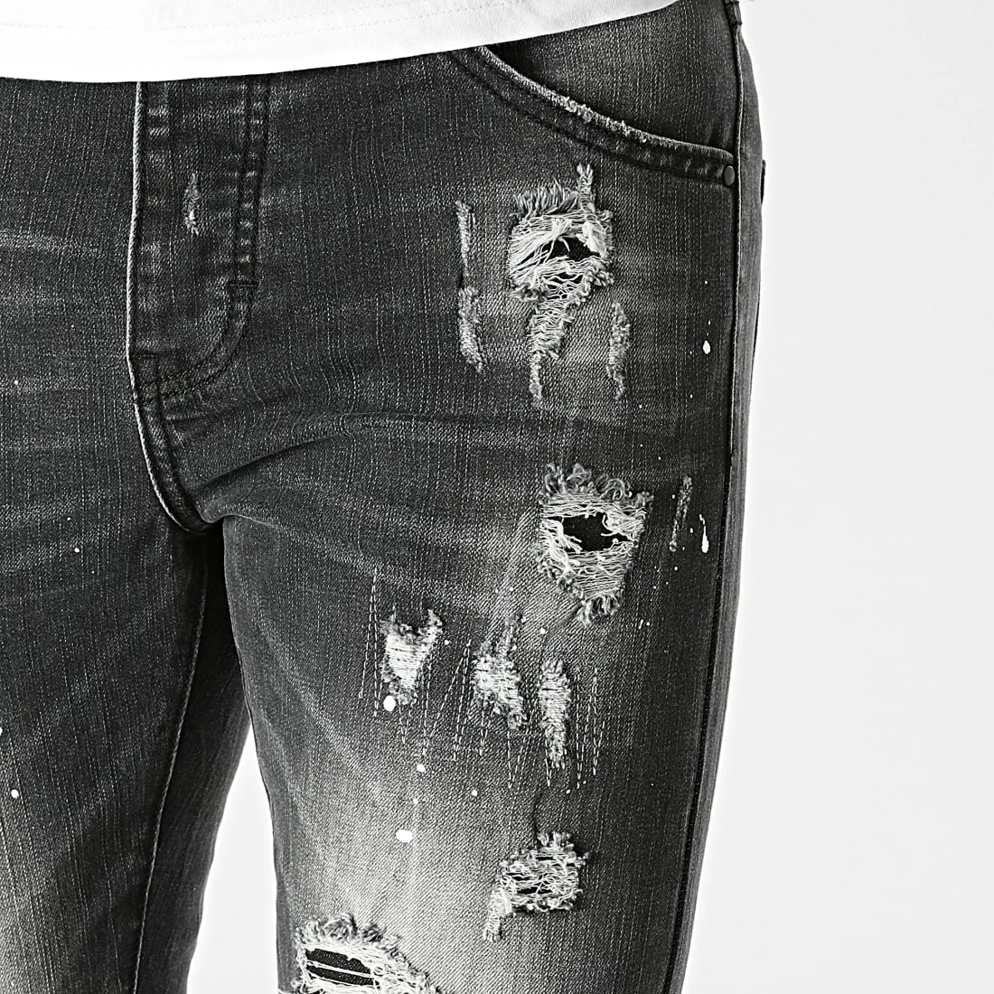 De gros ⭐ Jean Skinny 0008 Denim Noir de LBO 😀 4 De gros ⭐ Jean Skinny 0008 Denim Noir de LBO 😀 – Image 2