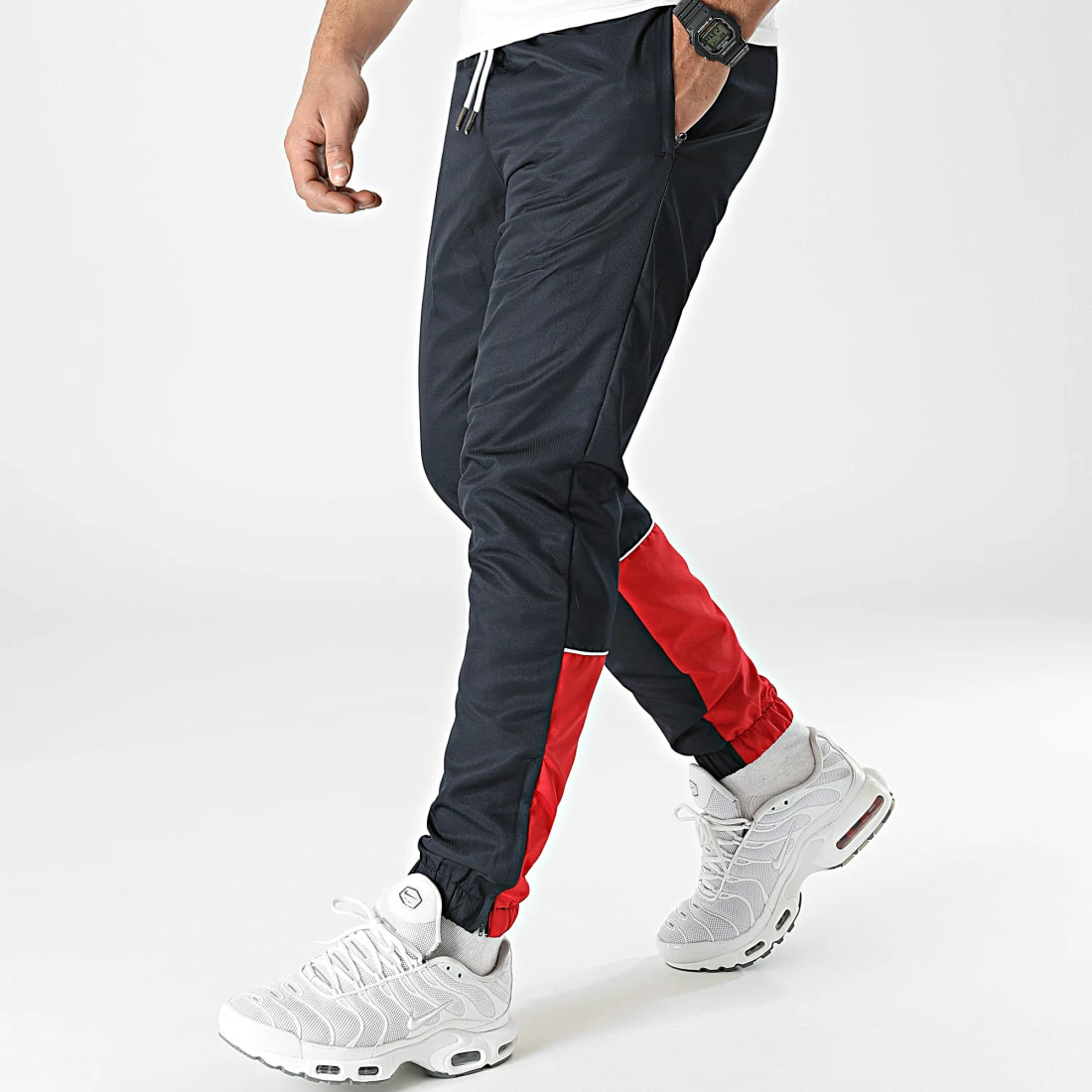 Coupon 🛒 Pantalon Jogging Bicolore 0029 Bleu Marine Rouge de LBO 💯 3 Coupon 🛒 Pantalon Jogging Bicolore 0029 Bleu Marine Rouge de LBO 💯