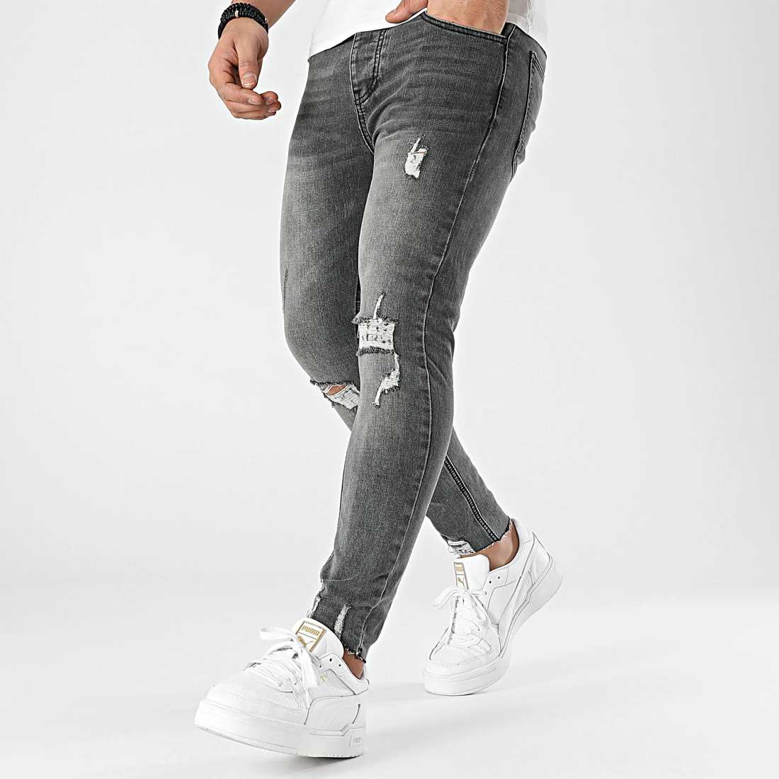 Grosses soldes 🌟 Jean Skinny LB054D8AH2 Gris de LBO ⌛ 5 Grosses soldes 🌟 Jean Skinny LB054D8AH2 Gris de LBO ⌛ – Image 3