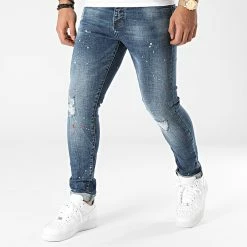 Nouveau 🔔 Jean Skinny 0004 Bleu Medium de LBO 😀
