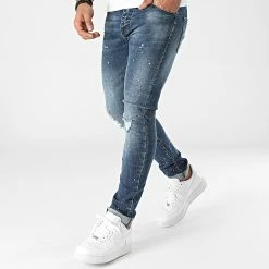 Nouveau 🔔 Jean Skinny 0004 Bleu Medium de LBO 😀 -France LBO Soldes Boutique lbo 289661 FAB LBO 1070318 0004 DV004 20211105T152101 03