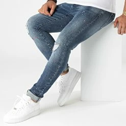 Nouveau 🔔 Jean Skinny 0004 Bleu Medium de LBO 😀 -France LBO Soldes Boutique lbo 289661 FAB LBO 1070318 0004 DV004 20211105T152102 04