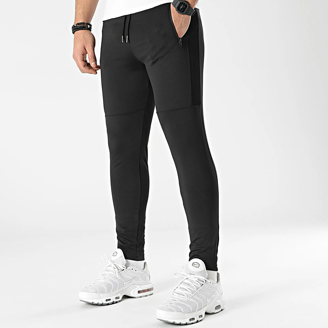 Acheter 🔔 Pantalon Jogging Training Slim Fit Bande Mesh 0034 Noir de LBO 😍 5 Acheter 🔔 Pantalon Jogging Training Slim Fit Bande Mesh 0034 Noir de LBO 😍 – Image 3
