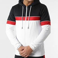 Meilleure vente 😀 Ensemble De Survetement Training Avec Bande Mesh 0052 Bleu Marine Blanc de LBO ⌛ -France LBO Soldes Boutique lbo 291075 FAB LBO 10701336 0052 20220124T141312 03