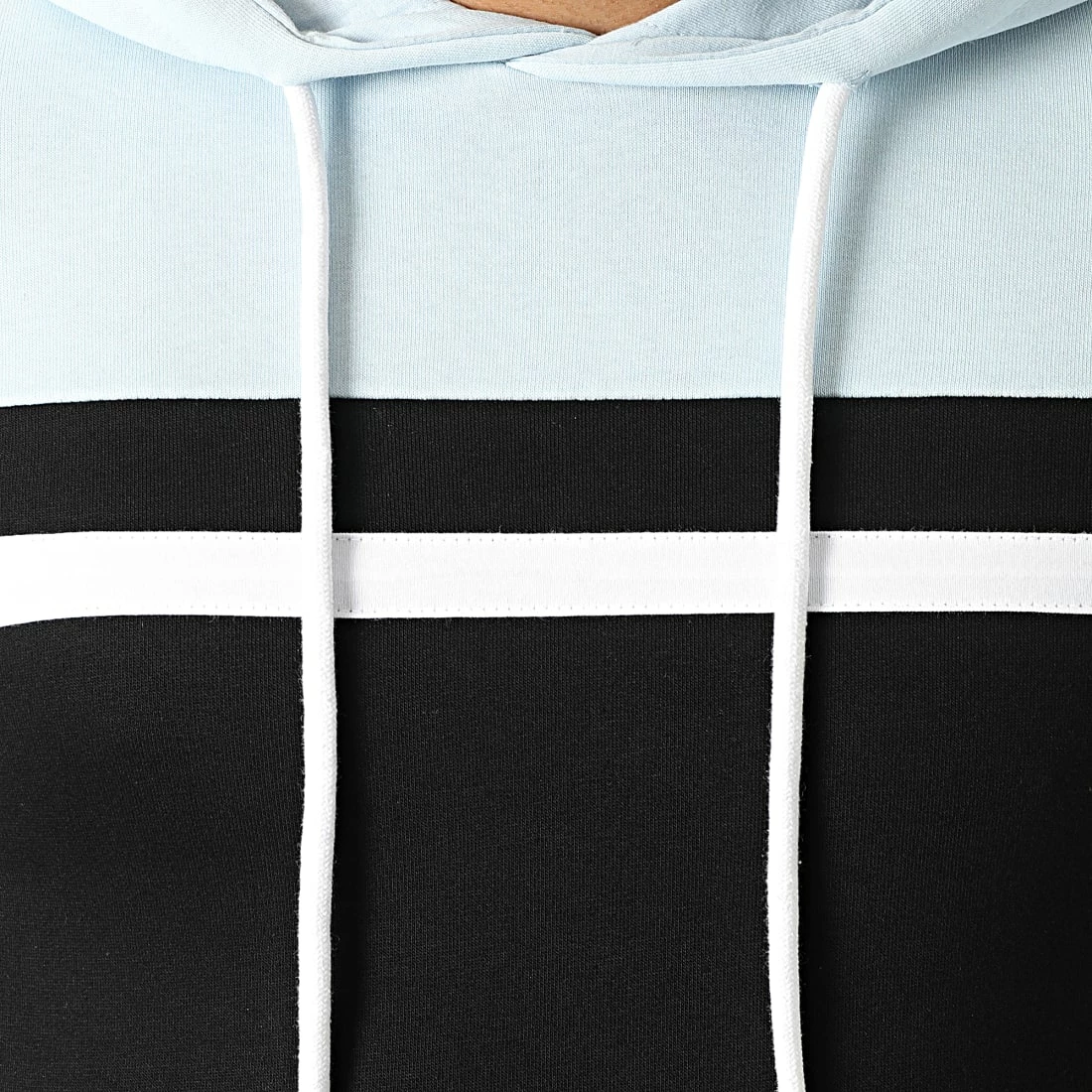 De gros ⌛ Sweat Capuche Tricolore 2211 Bleu Ciel Blanc Noir de LBO 🔥 4 De gros ⌛ Sweat Capuche Tricolore 2211 Bleu Ciel Blanc Noir de LBO 🔥 – Image 2
