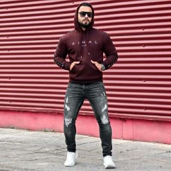 Meilleure vente 💯 Jean Slim Fit Avec Déchirures 2078 Gris Denim Foncé de LBO 💯 -France LBO Soldes Boutique lbo 292567 FAB SHALBO 2078 20220427T084650 05