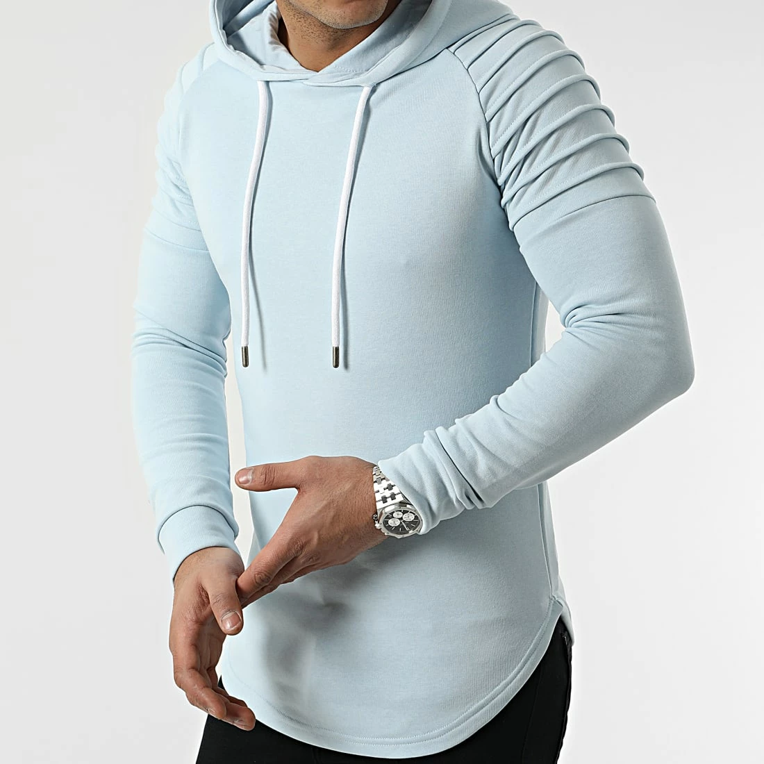 Sortie ⭐ Sweat Capuche Oversize 2180 Bleu Ciel de LBO 🔥 3 Sortie ⭐ Sweat Capuche Oversize 2180 Bleu Ciel de LBO 🔥