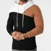 Top 10 ❤️ Sweat Capuche Tricolore 2224 Noir Blanc Camel de LBO 🔔 -France LBO Soldes Boutique lbo 292573 FAB SHALBO 2224 20220112T091735 01