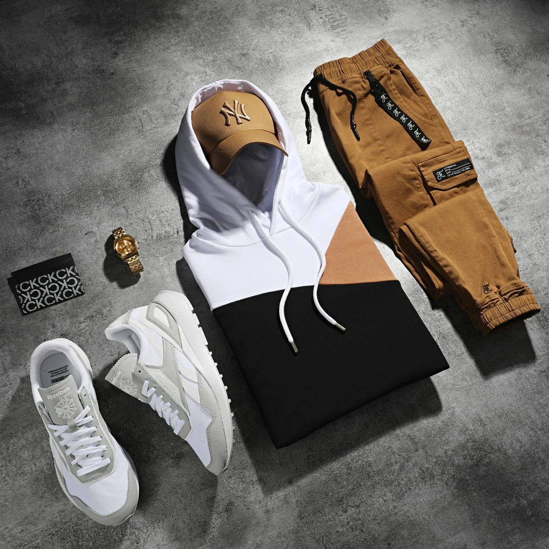 Top 10 ❤️ Sweat Capuche Tricolore 2224 Noir Blanc Camel de LBO 🔔 5 Top 10 ❤️ Sweat Capuche Tricolore 2224 Noir Blanc Camel de LBO 🔔 – Image 3