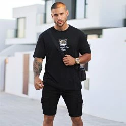 Grosses soldes 🥰 Short Cargo Jogger 2312 Noir de LBO 🌟 -France LBO Soldes Boutique lbo 295637 FAB SHALBO 2312 20220707T083416 06