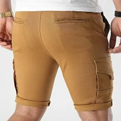 Acheter ✨ Short Cargo Jogger 2314 Camel de LBO 👏 -France LBO Soldes Boutique lbo 295641 FAB SHALBO 2314 20220307T145708 04