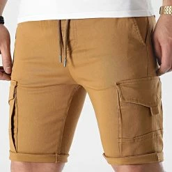 Acheter ✨ Short Cargo Jogger 2314 Camel de LBO 👏 -France LBO Soldes Boutique lbo 295641 FAB SHALBO 2314 20220322T150120 03