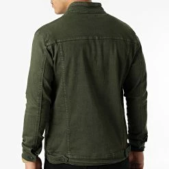 Vente flash 🌟 Veste Jean Biker 2096 Denim Vert Kaki de LBO 🎉 9 Vente flash 🌟 Veste Jean Biker 2096 Denim Vert Kaki de LBO 🎉 -France LBO Soldes Boutique lbo 295749 FAB SHALBO 2096 20220204T074807 04