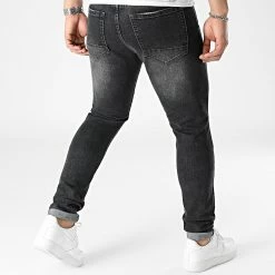 Vente flash ⌛ Jean Skinny Fit C6 Denim Noir de LBO 🔥 -France LBO Soldes Boutique lbo 295774 FAB LBO C6 20220316T151505 04