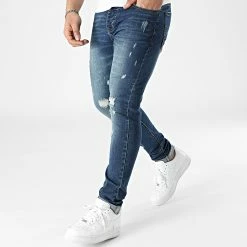Remise ⌛ Jean Skinny F6 Bleu Denim de LBO 🎉 -France LBO Soldes Boutique lbo 295775 FAB LBO F6 20220316T151523 03