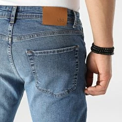 Meilleure vente 😉 Jean Regular Fit 2202 Bleu Denim Foncé de LBO 🛒 -France LBO Soldes Boutique lbo 296326 FAB SHALBO 2202 20220211T145706 02