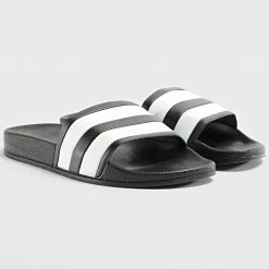 Coupon 👏 Claquettes Bicolore 2294 Noir Blanc de LBO 🌟